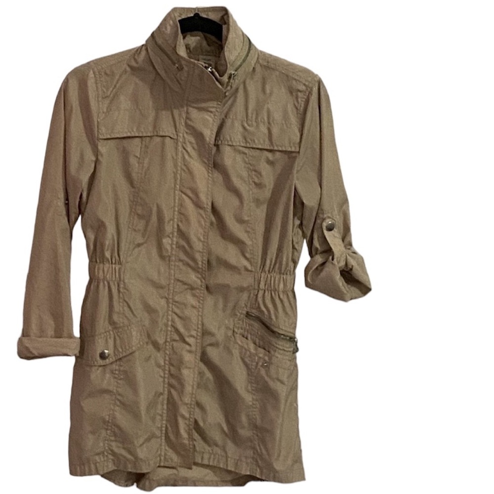 Jockey beige windbreaker/ trench coat, XXS